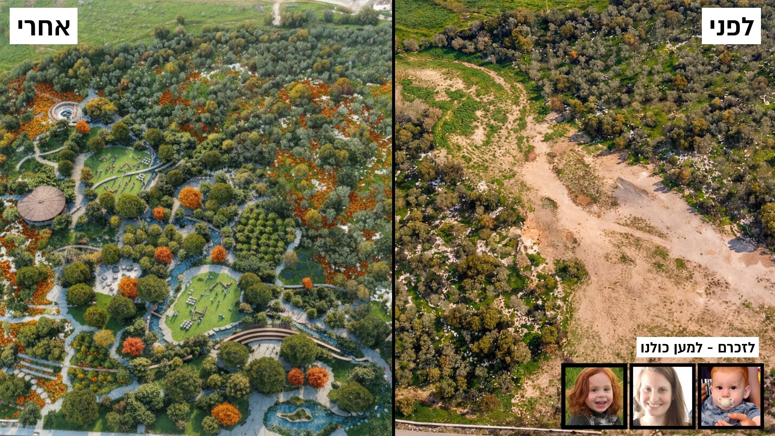 The Orange Garden site and its planned design